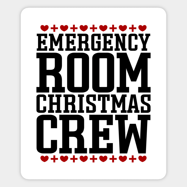 Emergency Room Christmas Crew Magnet by colorsplash